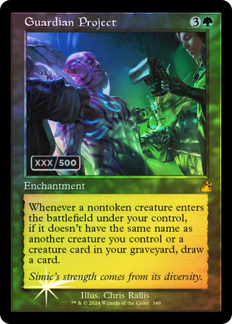 {R} Guardian Project (Retro) (Serialized) [Ravnica Remastered][SR RVR 349]