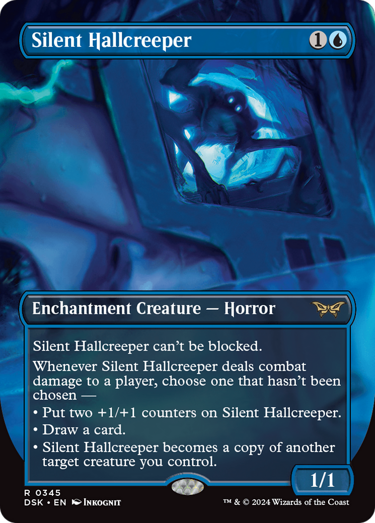 {@R} Silent Hallcreeper (Borderless) [Duskmourn: House of Horror][DSK 345]