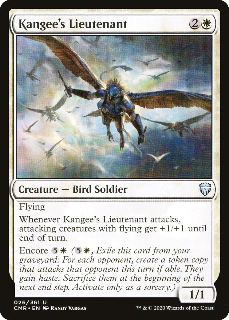 {C} Kangee's Lieutenant [Commander Legends][CMR 026]