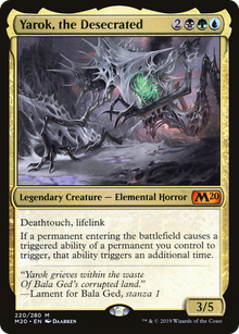 {R} Yarok, the Desecrated [Core Set 2020][M20 220]