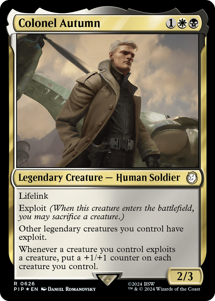 {R} Colonel Autumn (Surge Foil) [Fallout][PIP 626]