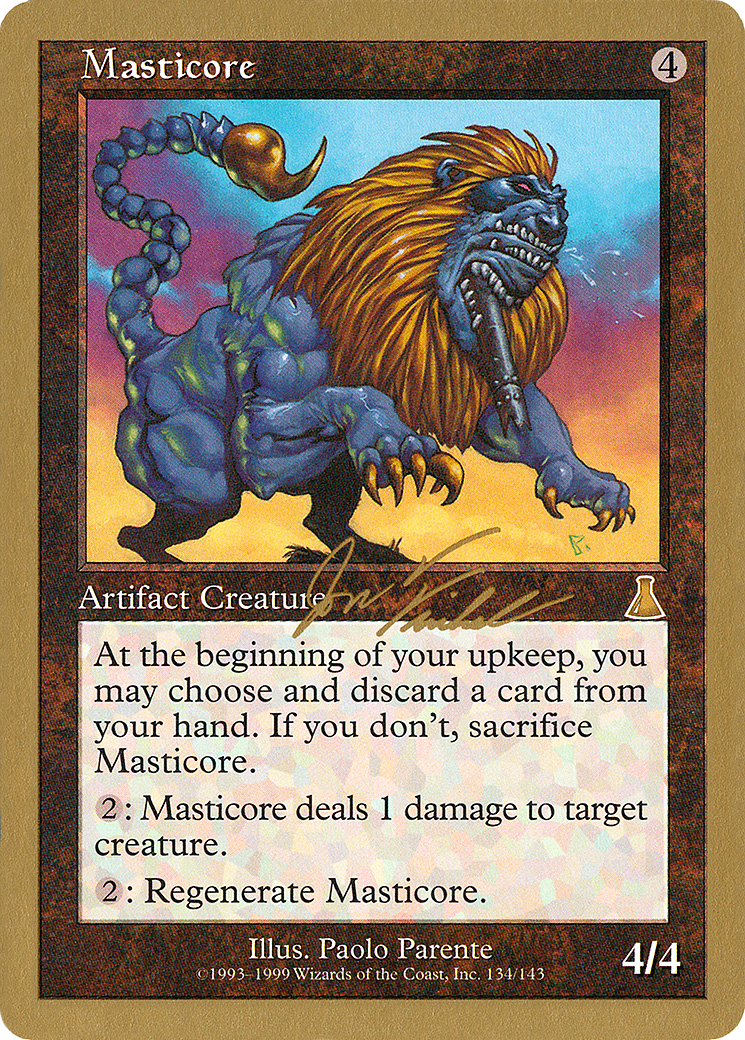 {R} Masticore (Jon Finkel) [World Championship Decks 2000][GB WC00 JF134]