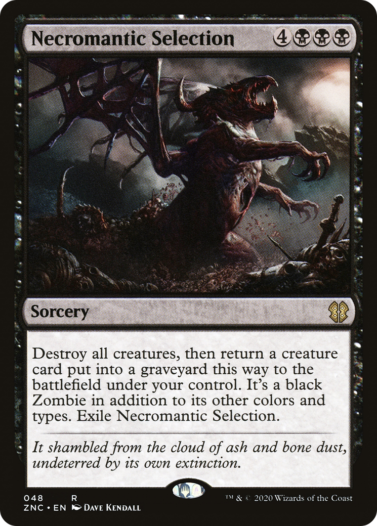{R} Necromantic Selection [Zendikar Rising Commander][ZNC 048]