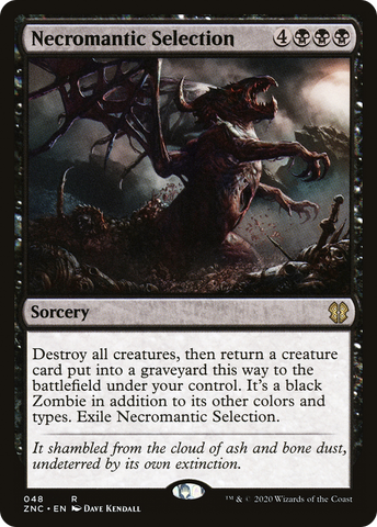 {R} Necromantic Selection [Zendikar Rising Commander][ZNC 048]