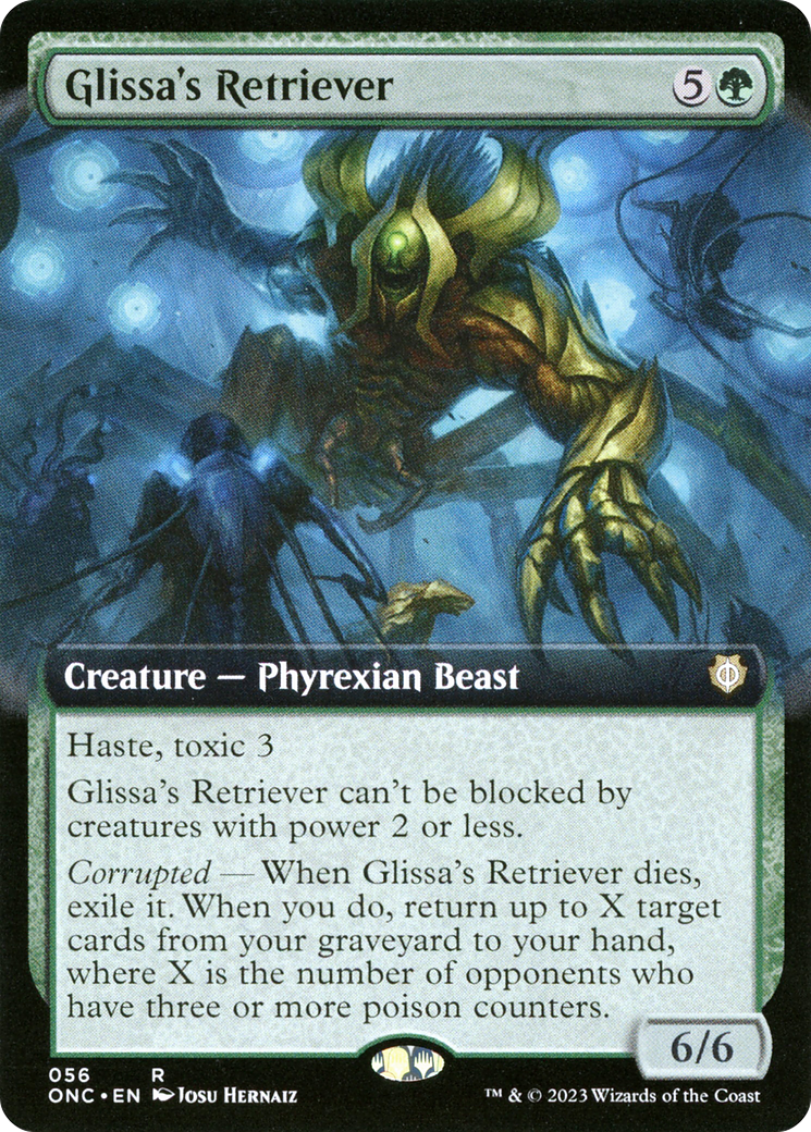 {R} Glissa's Retriever (Extended Art) [Phyrexia: All Will Be One Commander][ONC 056]