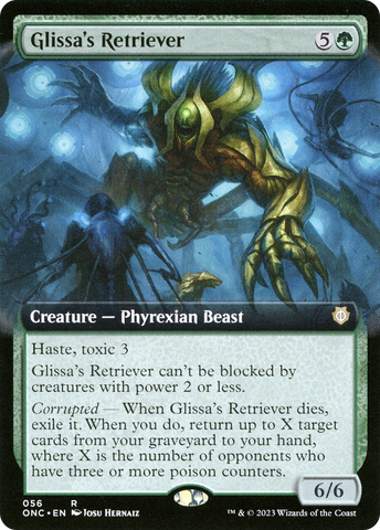 {R} Glissa's Retriever (Extended Art) [Phyrexia: All Will Be One Commander][ONC 056]