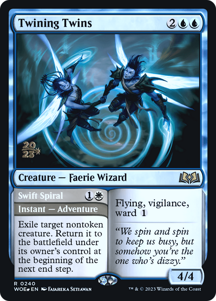 {@R} Twining Twins // Swift Spiral [Wilds of Eldraine Prerelease Promos][PR WOE 240]