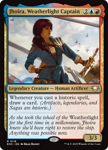 {@@ EOC R} Jhoira, Weatherlight Captain [Edge of Eternities Commander][EOC 118]