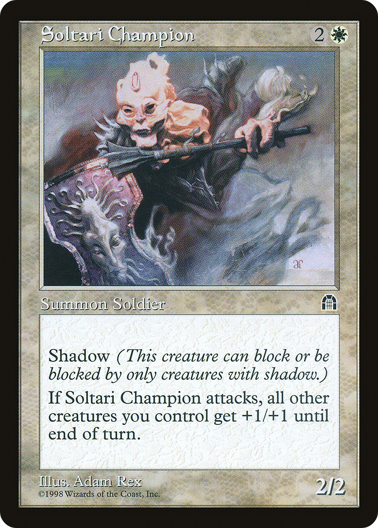 {R} Soltari Champion [Stronghold][STH 018]