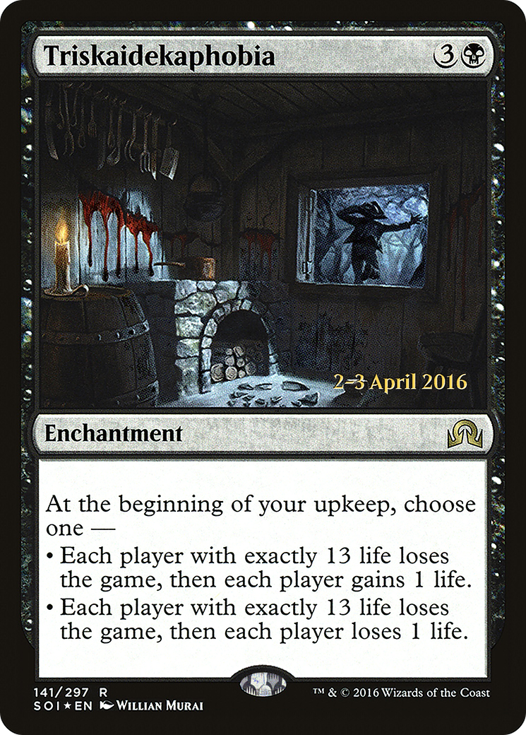 {R} Triskaidekaphobia [Shadows over Innistrad Prerelease Promos][PR SOI 141] - Misty Mountain Games