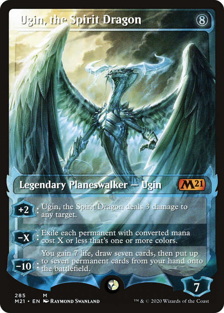 {R} Ugin, the Spirit Dragon (285) (Extended Art) [Core Set 2021][M21 285] - Misty Mountain Games