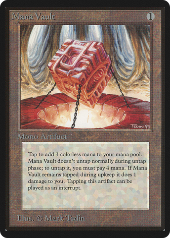 {R} Mana Vault [Beta Edition][LEB 260]