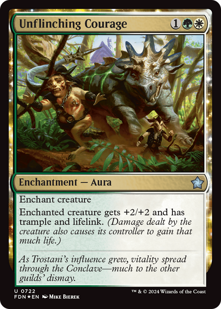 {@C} Unflinching Courage [Foundations][FDN 722]