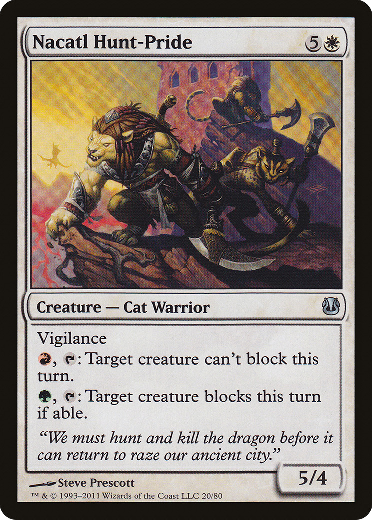 {C} Nacatl Hunt-Pride [Duel Decks: Ajani vs. Nicol Bolas][DDH 020]