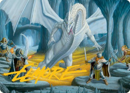 {A} Cave of the Frost Dragon Art Card (Gold-Stamped Signature) [Dungeons & Dragons: Adventures in the Forgotten Realms Art Series][GS AAFR 046]