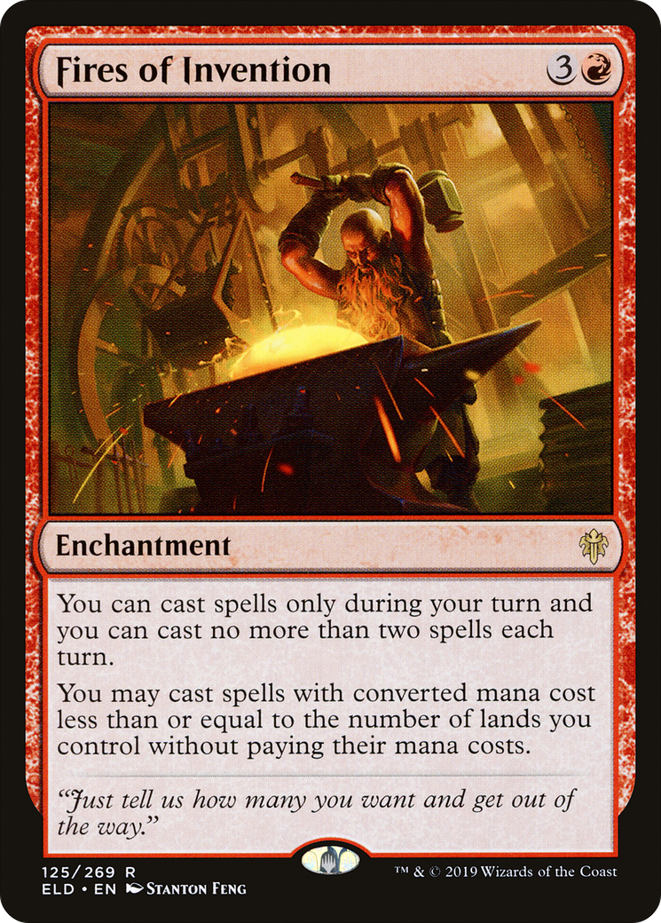 {R} Fires of Invention [Throne of Eldraine][ELD 125]