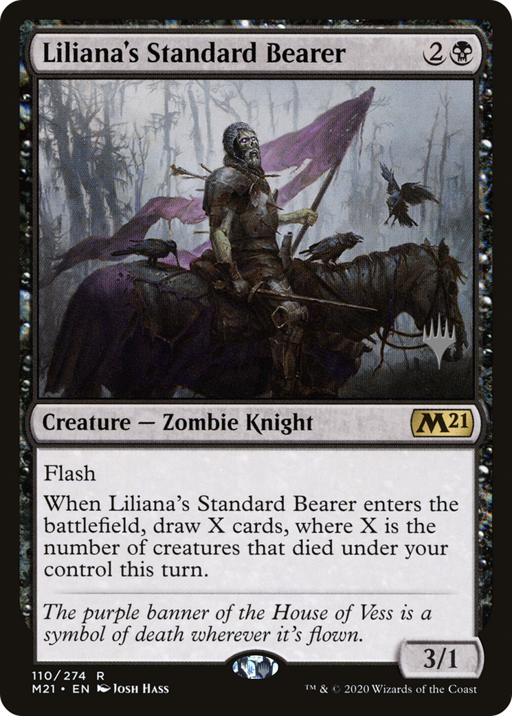 {R} Liliana's Standard Bearer (Promo Pack) [Core Set 2021 Promos][PP M21 110]