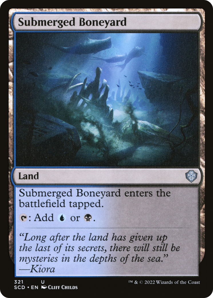 {C} Submerged Boneyard [Starter Commander Decks][SCD 321]