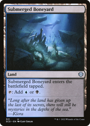 {C} Submerged Boneyard [Starter Commander Decks][SCD 321]