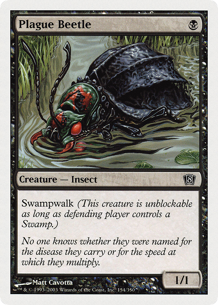 {C} Plague Beetle [Eighth Edition][8ED 154]