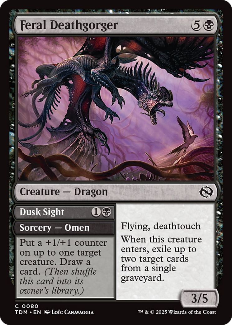 {@C} Feral Deathgorger [Tarkir: Dragonstorm][TDM 080]