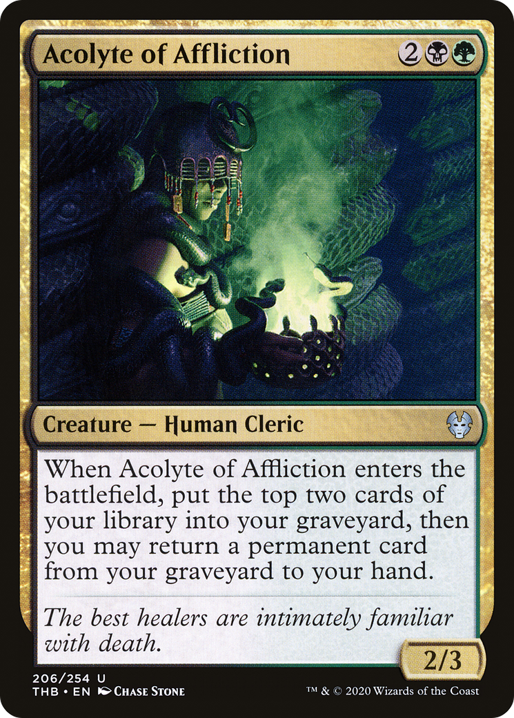 {C} Acolyte of Affliction [Theros Beyond Death][THB 206]