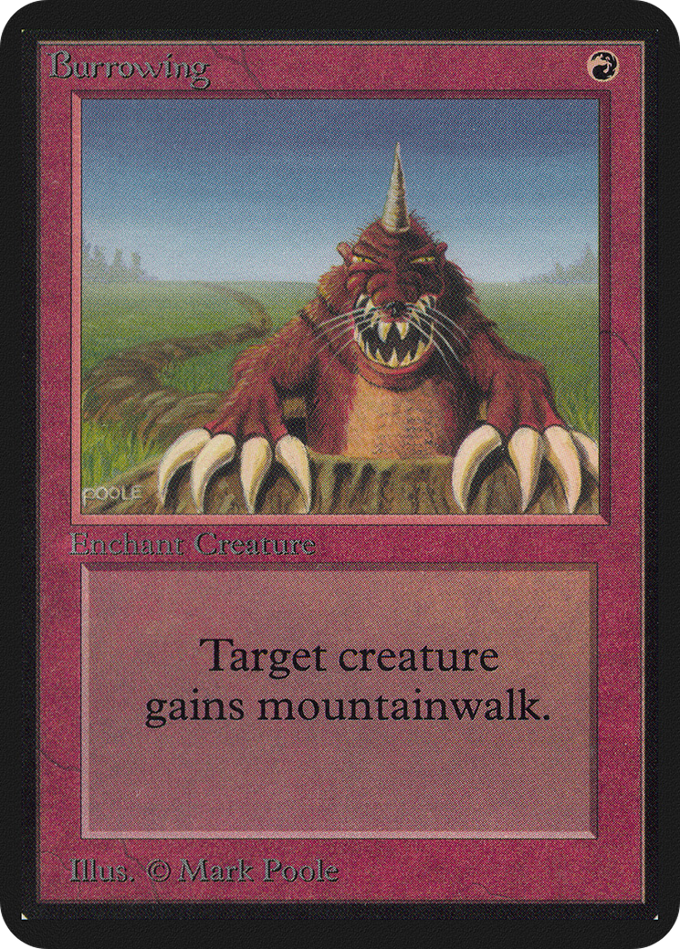 {C} Burrowing [Alpha Edition][LEA 138]