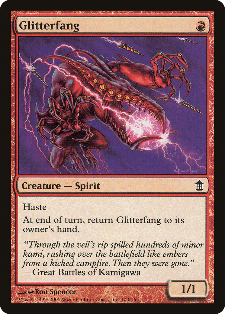 {C} Glitterfang [Saviors of Kamigawa][SOK 100]