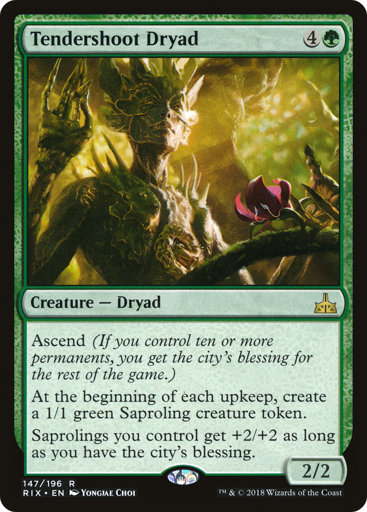 {R} Tendershoot Dryad [Rivals of Ixalan][RIX 147]