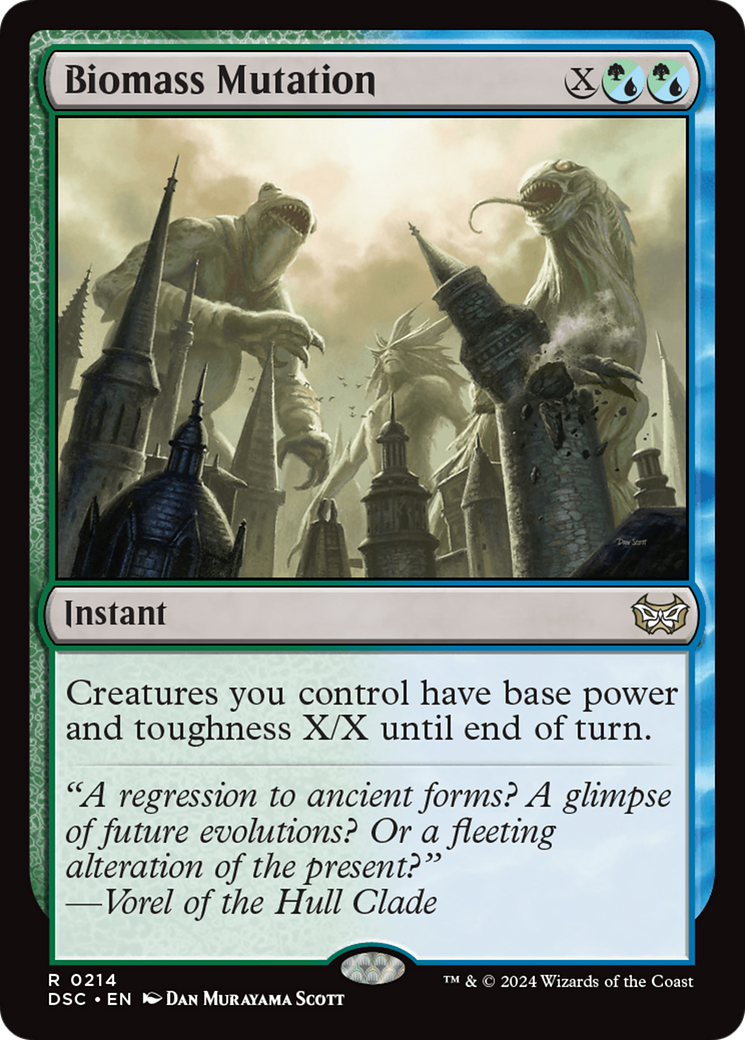{R} Biomass Mutation [Duskmourn: House of Horror Commander][DSC 214]