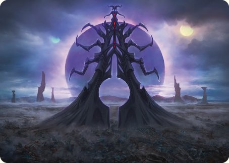 {A} Black Sun's Twilight Art Card [Phyrexia: All Will Be One Art Series][AONE 019]