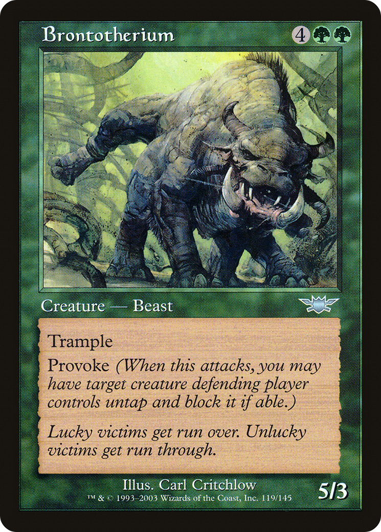 {C} Brontotherium [Legions][LGN 119]