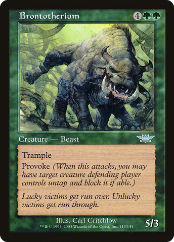 {C} Brontotherium [Legions][LGN 119]