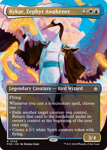 {@R} Kykar, Zephyr Awakener (Borderless) [Foundations][FDN 348]