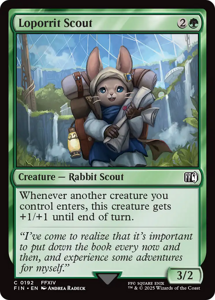 {@C} Loporrit Scout [FINAL FANTASY][FIN 192]