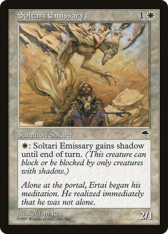 {R} Soltari Emissary [Tempest][TMP 042]