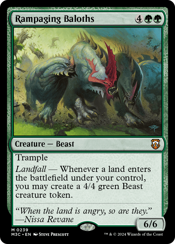 {R} Rampaging Baloths [Modern Horizons 3 Commander][M3C 239]