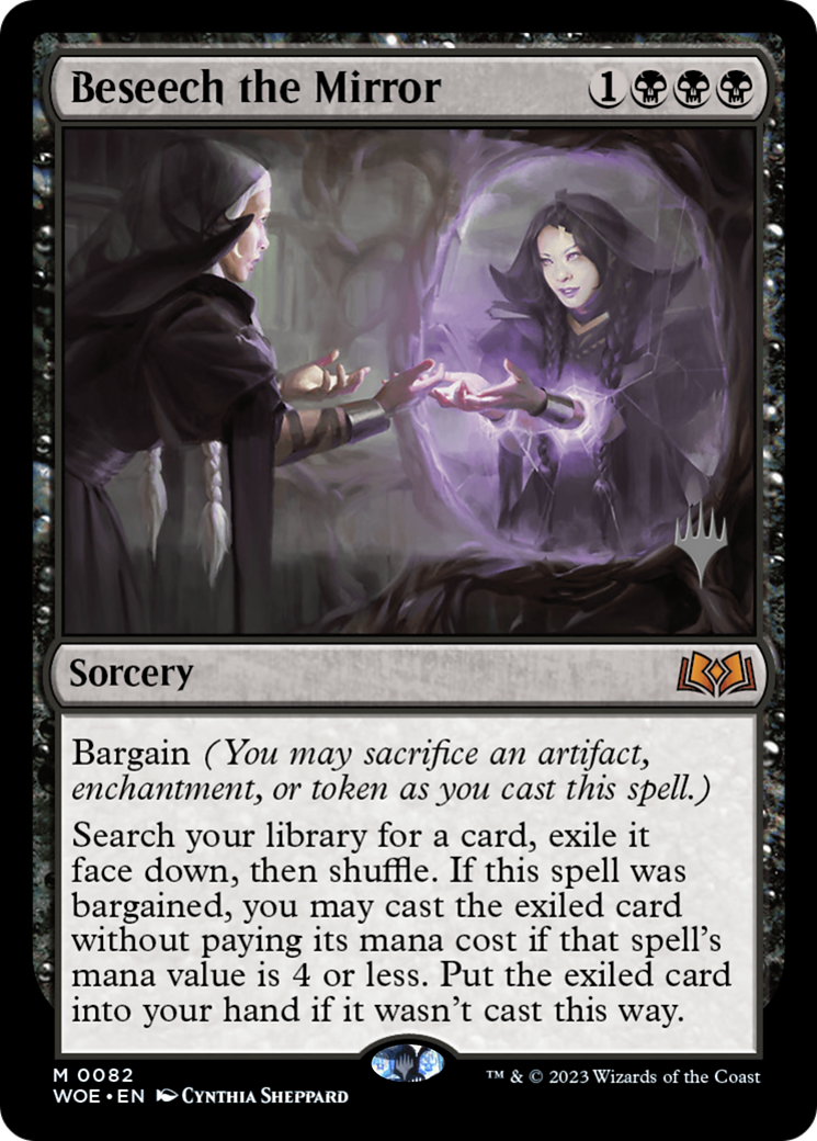 {@R} Beseech the Mirror (Promo Pack) [Wilds of Eldraine Promos][PP WOE 082]