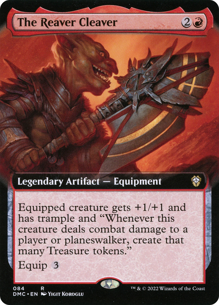 {R} The Reaver Cleaver (Extended Art) [Dominaria United Commander][DMC 084]