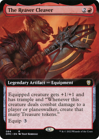 {R} The Reaver Cleaver (Extended Art) [Dominaria United Commander][DMC 084]