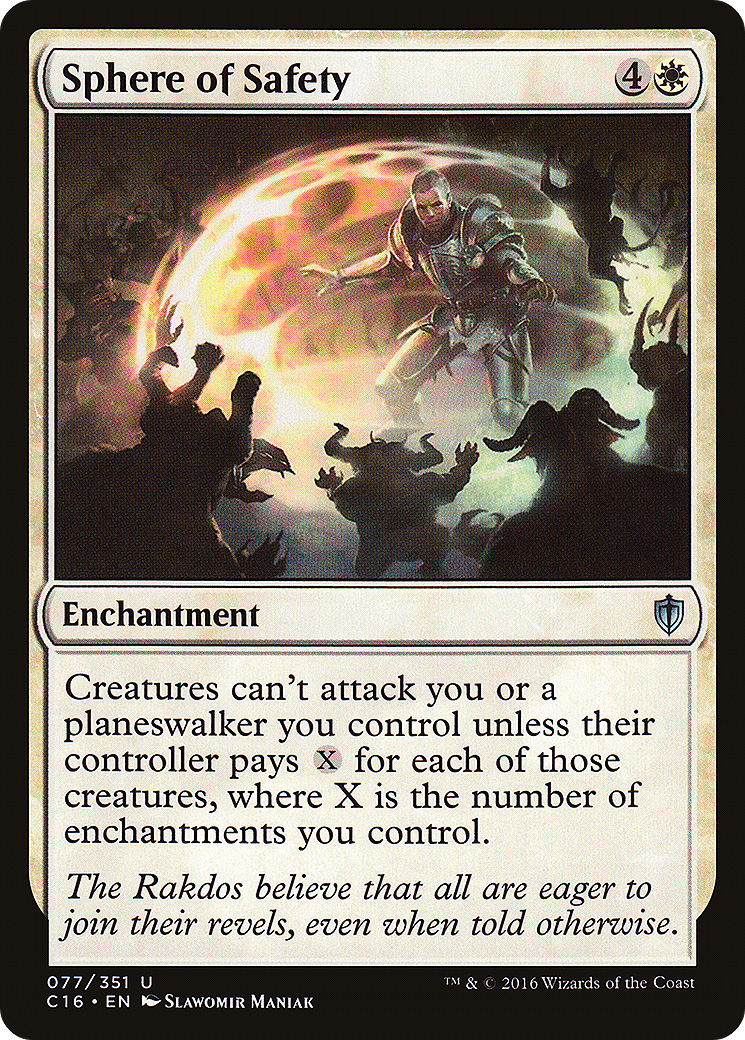{C} Sphere of Safety [Commander 2016][C16 077] - Misty Mountain Games