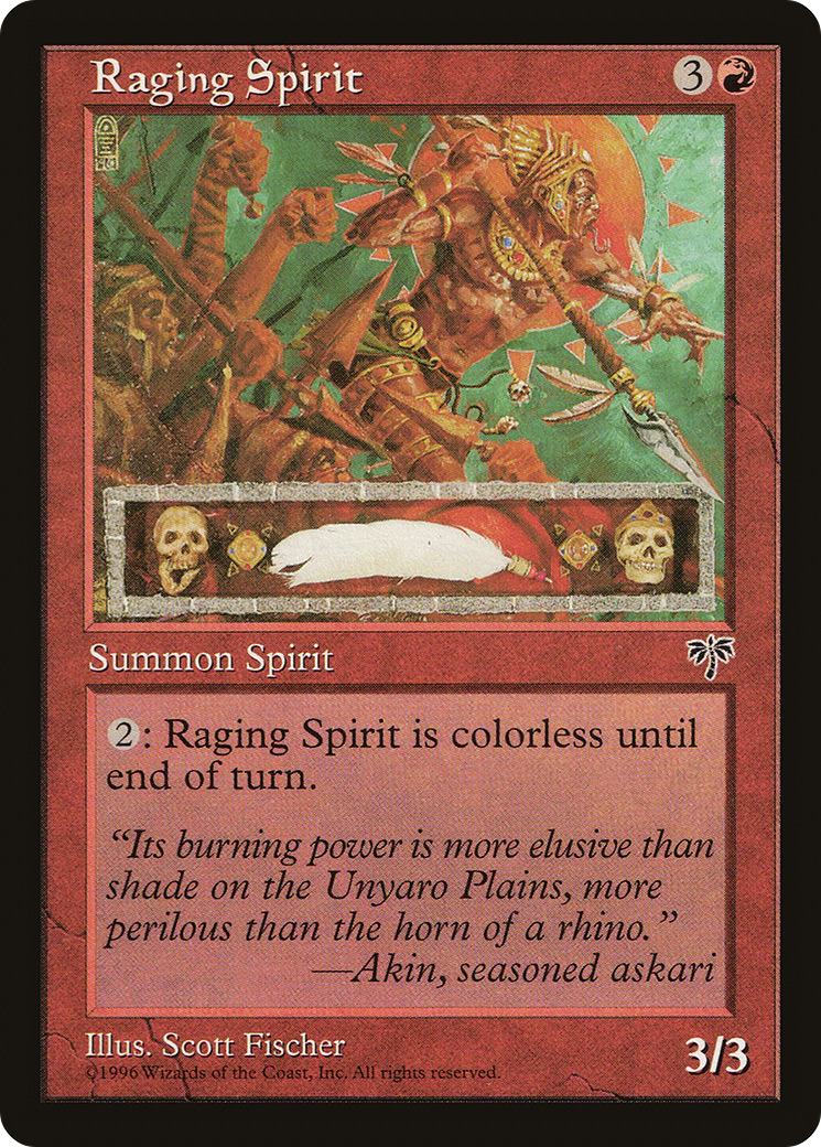 {C} Raging Spirit [Mirage][MIR 188]