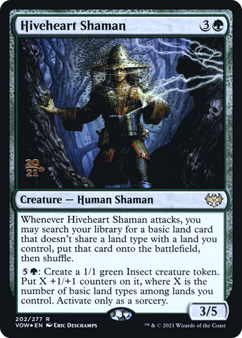 {R} Hiveheart Shaman [Innistrad: Crimson Vow Prerelease Promos][PR VOW 202]