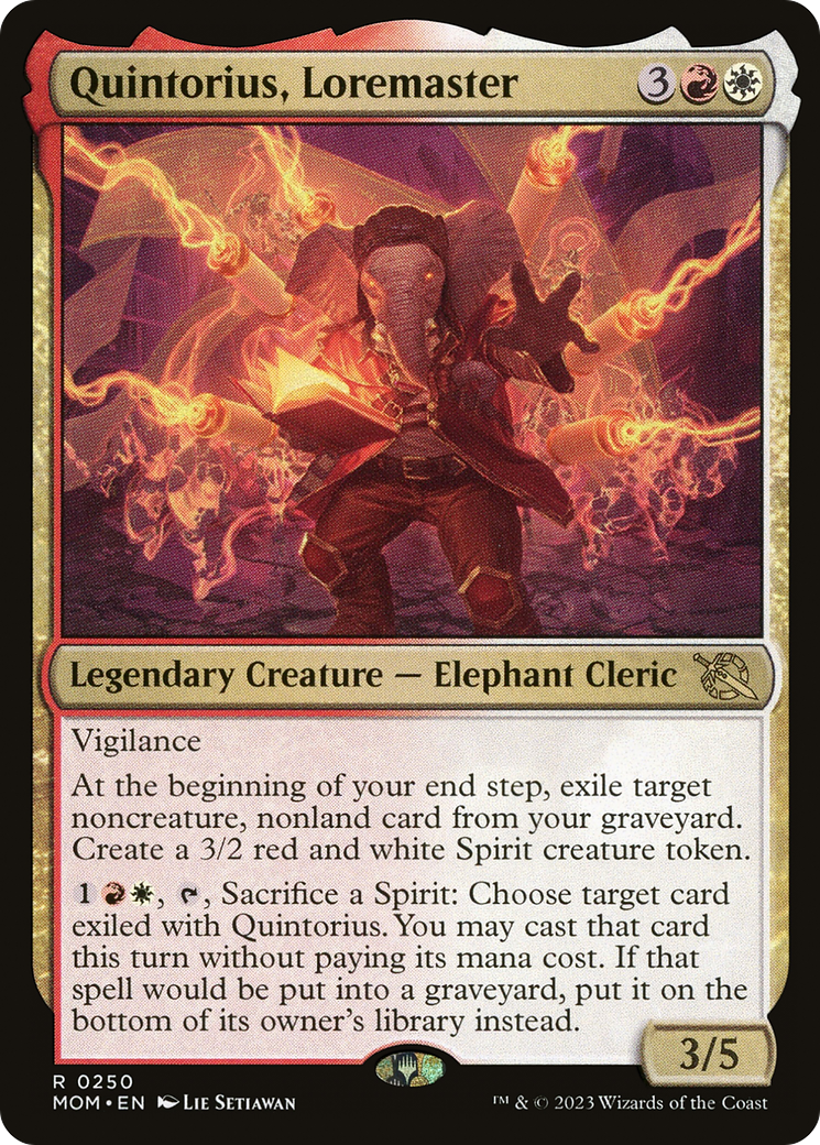 {R} Quintorius, Loremaster [March of the Machine][MOM 250]