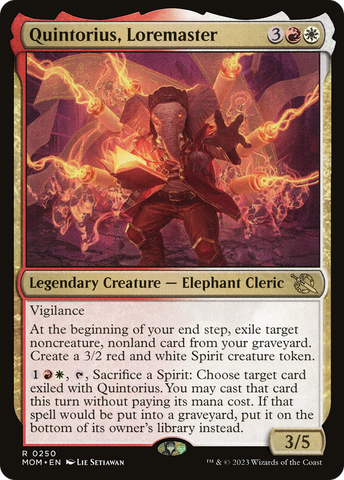{R} Quintorius, Loremaster [March of the Machine][MOM 250]