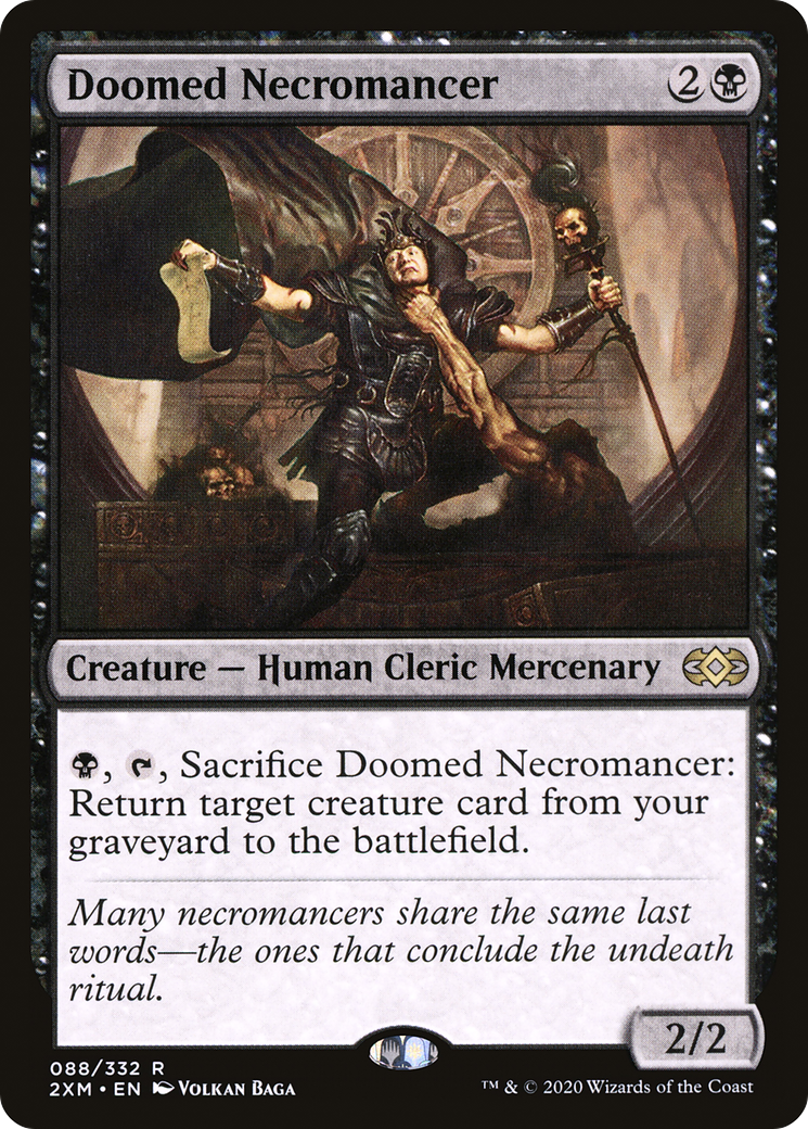 {R} Doomed Necromancer [Double Masters][2XM 088]