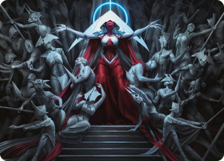 {A} Elesh Norn, Mother of Machines Art Card [Phyrexia: All Will Be One Art Series][AONE 002]