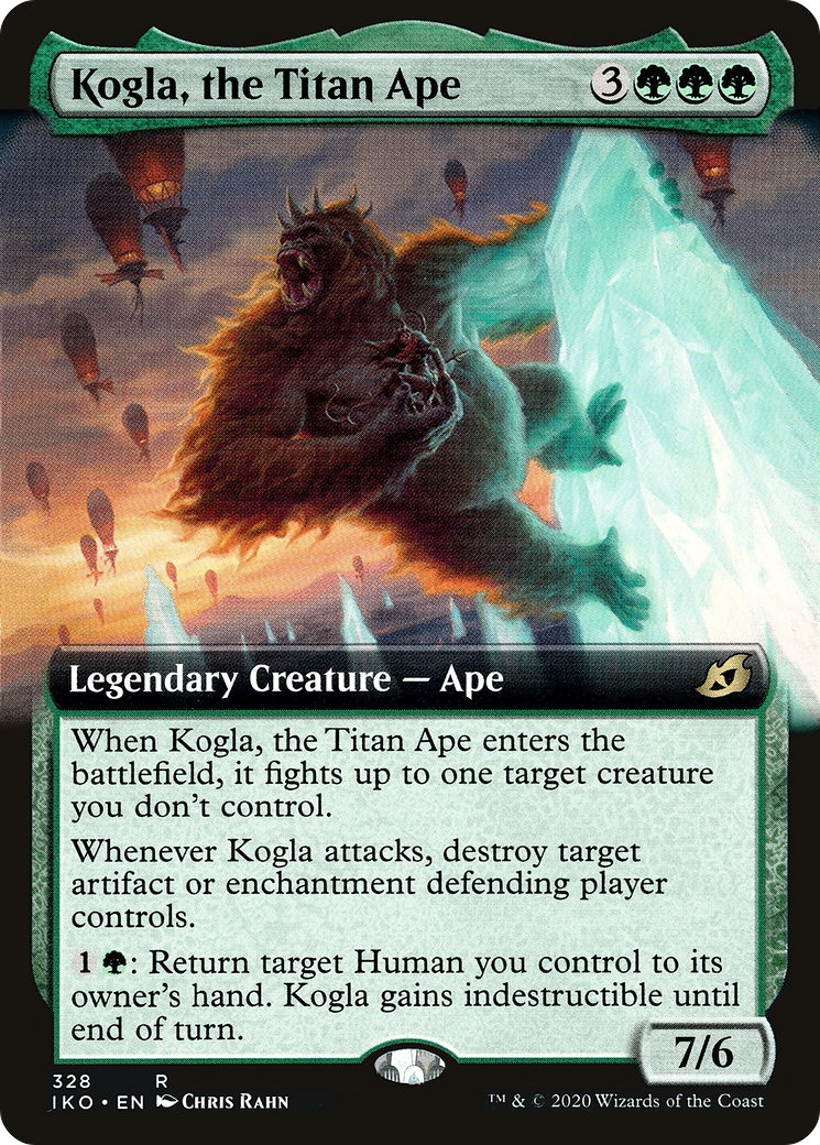 {R} Kogla, the Titan Ape (Extended Art) [Ikoria: Lair of Behemoths][IKO 328]