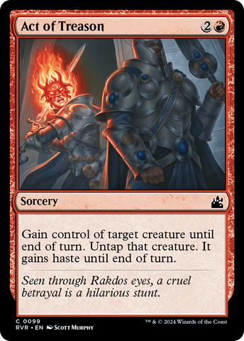 {C} Act of Treason [Ravnica Remastered][RVR 099]