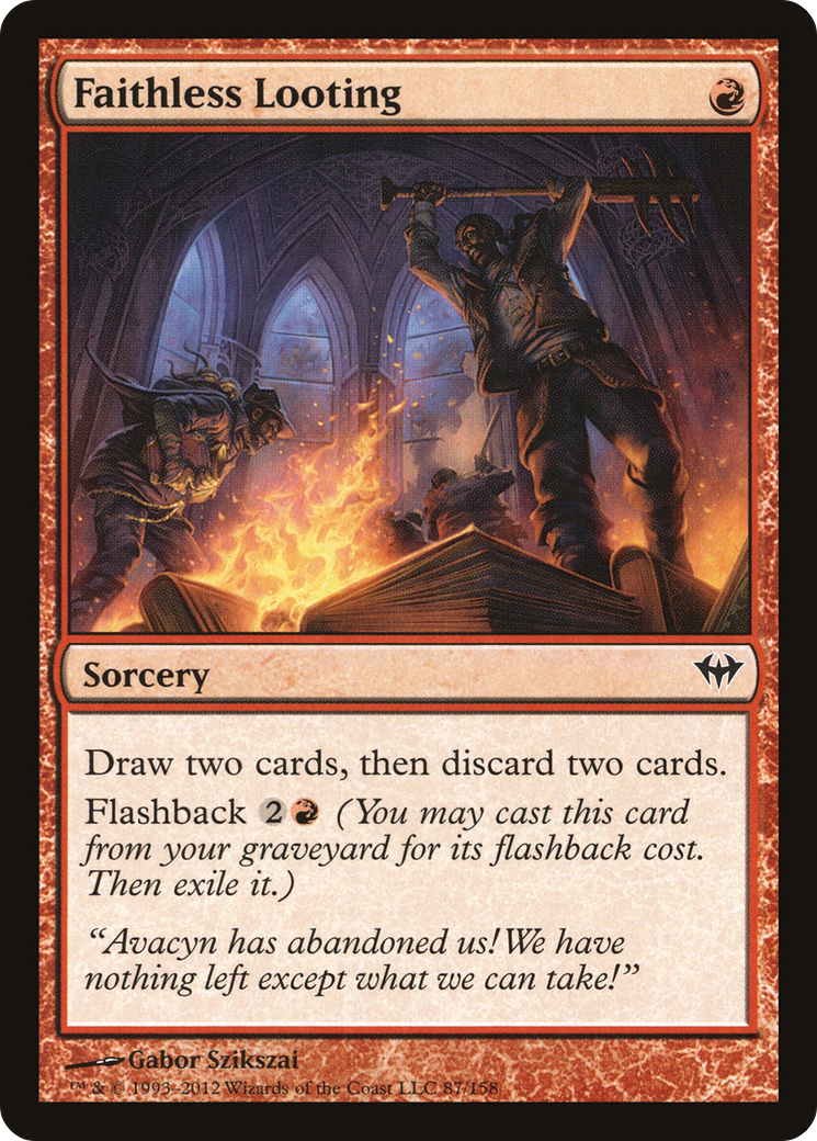 {C} Faithless Looting [Dark Ascension][DKA 087]